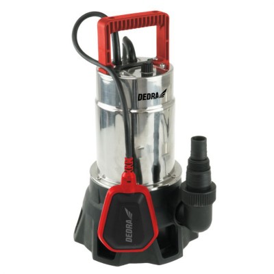 Pompa submersibila de apa curata, murdara cu plutitor, INOX, 1000w, 19500L/ora, 1&amp;#039;&amp;#039;,5/4&amp;#039;&amp;#039;,3/2&amp;amp;quot;, Dedra foto