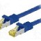 Cablu patch cord, Cat 6a, lungime 2m, S/FTP, Goobay - 91601