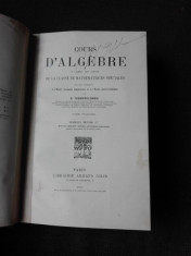 COURS D&amp;#039;ALGEBRE - B. NIEWENGLOWSKI (TEXT IN LIMBA FRANCEZA) foto