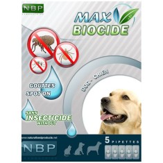MAX BIOCIDE picaturi antiparazitare pentru caini, 5 ks foto