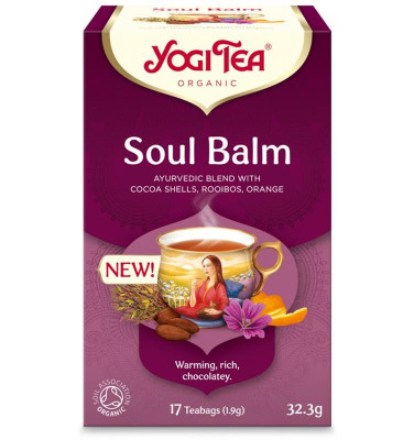 Ceai Soul Balm Bio 17 doze Yogi Tea foto