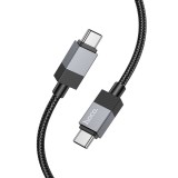 Cablu USB-C la USB-C HOCO X110 60W 3A 1m , incarcare rapida PD
