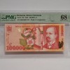 Bancnota 100000 Lei 1998 UNC Gradata PMG 68 EPQ Romania