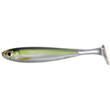 Cumpara ieftin Shad Livetarget Slowroll Shiner Paddle Tail, culoare Silver-Green, 12.5cm, 3buc