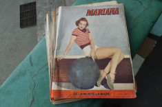 Colectie reviste,MARIANA.Anii1945-46 si 47.Sunt 25 de numere. foto