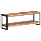 Comodă TV, 120 x 30 x 40 cm, lemn masiv de acacia