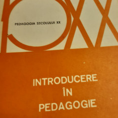 INTRODUCERE IN PEDAGOGIE