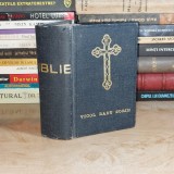 Biblia sau Sfanta Scriptura, 1938, Bucuresti, Societatea Biblica, Legatura Cartonata, Harta