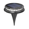 Lampa solara LED tip spot pentru gradina eMazing, 8 LED-uri, material ABS si Policarbonat, baterie 1.2V, 600mah, 12 x 13.5 cm, alb rece