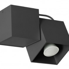 Lampa de tavan Lampex, Kraft 1 Black, GU10, 40W