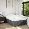 VidaXL Cadru de pat fără saltea gri &icirc;nchis 120x190 cm țesătură 3284716