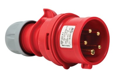 Fisa stecher 5 poli 3P+N+E 16A inversor de faza 6h 380V IP44 trifazic CEE foto