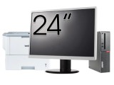 Pachet Calculator Second Hand LENOVO ThinkCentre M910s SFF, Intel Core i5-6500 3.20GHz, 8GB DDR4, 256GB SSD + Monitor 24&amp;quot; &amp; Imprimanta Brother HL