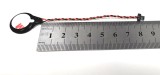 Baterie bios Laptop, CR2032, CR2032W, 1MT85, 9448A, 3V, 220mAh, CDA 53, 8.5cm, rosu si negru, conector plat, 2 pini