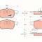TRW GDB1350 COTEC set placute frana,frana disc