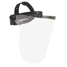 Masca de protectie transparenta cu viziera, pentru fata, rezistenta la stropiri chimice si impact, cu prindere reglabila Universal 235 mm