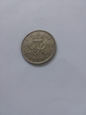 Six pence 1951 foto