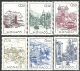 C5236 - Monaco 1991 - Arta 6v. neuzat,perfecta stare, Nestampilat