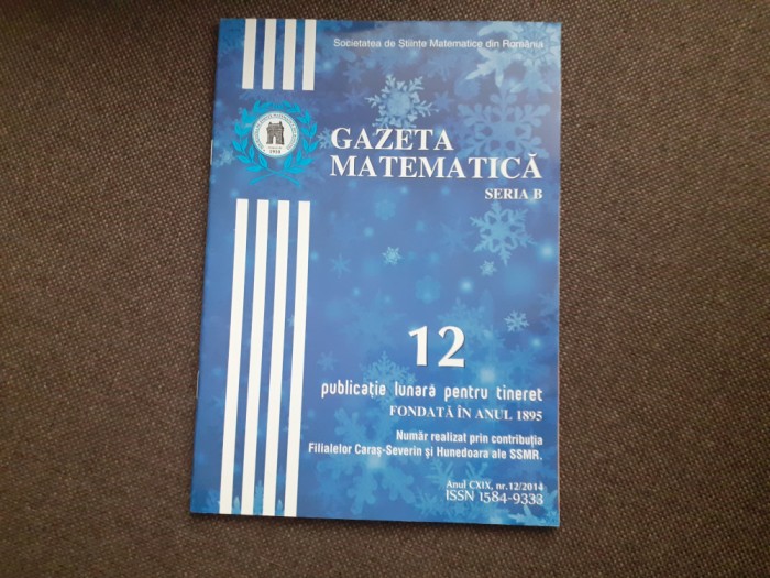 GAZETA MATEMATICA NR2/2016