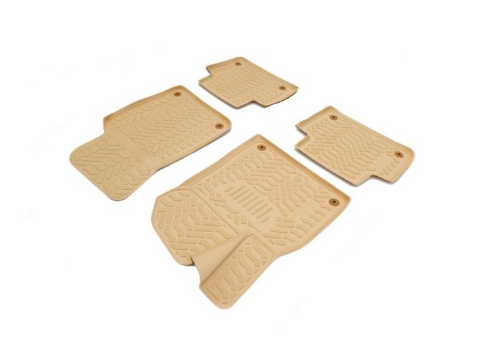 Covoare cauciuc tavita Bej compatibile BMW X3 E83 2003-2010 Cod: 2D 62402B / A10