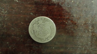 1 LEU 1881 foto