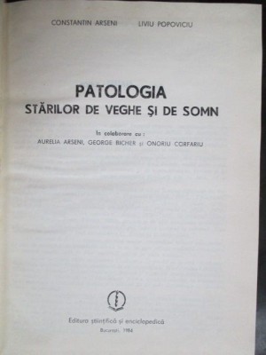 Patologia starilor de veghe si somn foto