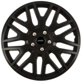 Set 4 Capace Roti 14 inchi (R14) Dakar Negru, Compatibile Cu Smart