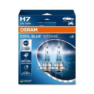Set 2 Becuri Osram H7 Cool Blue Intense Next Gen 55W foto