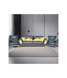 Canapea COD 20 + Set 2 Fotolii cu spatar rabatabil ( GRI )