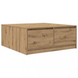 Cumpara ieftin Masuta de cafea cu sertare Artisan Stejar 100x100x40 cm