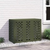 Cumpara ieftin Husă pentru aer condiționat Olivengr&oslash;nn 110 x 50 x 80 cm Oțel