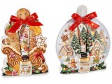 Set cadou Craciun 2 creme maini, 2 creme picioare 2 x cm 17,5 x 5 x 20,5 H