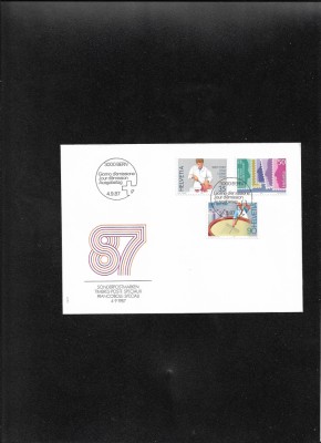 Elvetia FDC 1987 foto