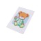 Set de brodat pentru copii, model imprimat 14 x 20 cm, Ursulet