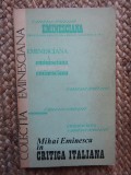 MIHAI EMINESCU IN CRITICA ITALIANA vol. 9