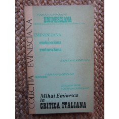 MIHAI EMINESCU IN CRITICA ITALIANA vol. 9