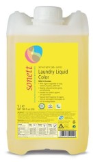 DETERGENT ECOLOGIC LICHID PT. RUFE COLORATE - MENTA SI LAMAIE 5L Sonett