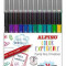 Fineliner, Varf 0.4mm, 24culori/set, Alpino Color Experience