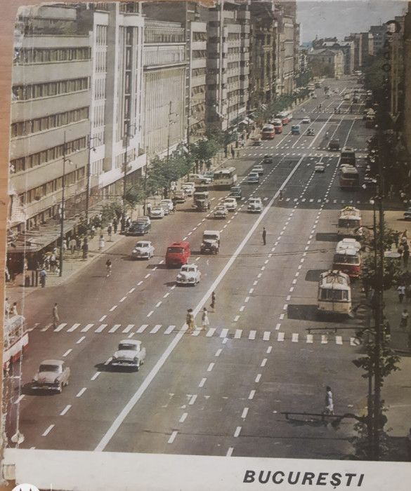 BUCURESTI CARTE CU TEXT DE RADU BOUREANU APARUTA IN ANUL 1966