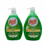 Set 2x Detergent Vase, Gel, Super-Concentrat, Dual Power, Lamaie Verde, 1L