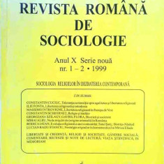 REVISTA ROMÂNĂ DE SOCIOLOGIE, NR 1-2/1999 ȘI NR 3-4/1999