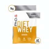 Pudra proteica cu aroma de banane Diet Whey, 1kg, PhD