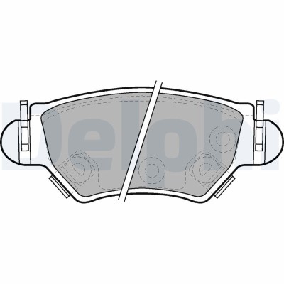 DELPHI LP1553 set placute frana,frana disc foto
