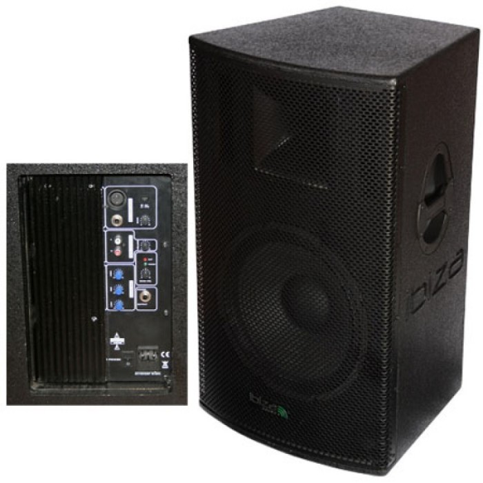 Boxa profesionala activa 12 inch, egalizator pe 3 benzi, RMS 200 W Boxa profesionala activa 12 inch, egalizator pe 3 benzi, RMS 200 W