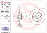 Disc frana BREMBO 08.9512.17