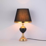 Veioza Mackenzie 1x E27 Negru Auriu ModernLight Concept