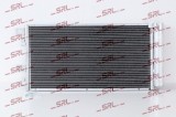 Condensator AC Mini R50, R52, R53 2007; motor 1.4, 1.6, 1.6 compressor, dimensiuni [mm]: 625x315x16, uscator integrat, iesire 13,4mm, intrare