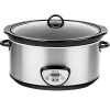 Oala electrica Slow Cooker ECG PH 6520, 6.5L, 320W, Timer Digital, Vas Ceramic Detasabil, Functie Mentinere Cald