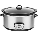 Oala electrica Slow cooker ECG PH 6520, 320 W, 6.5 L, timer digital