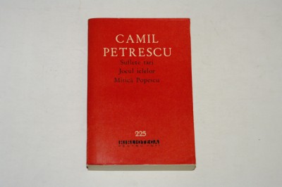 Suflete tari - Jocul ielelor - Mitica Popescu - Camil Petrescu - bpt - 1964 foto